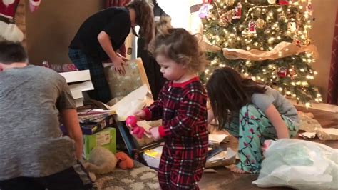 Opening Presents On Christmas Morning Youtube
