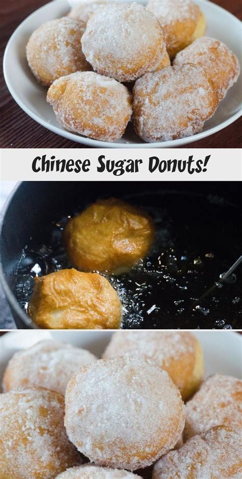Chinese Sugar Donuts Homemade Breads Making Recipe Sugar Donut
