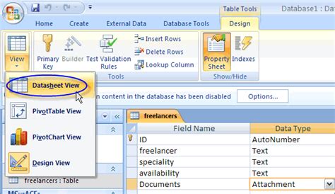 Attachment Feature In Microsoft Office Access 2007 Database Solutions