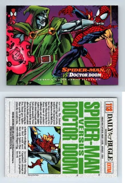Spider Man Vs Doctor Doom 113 The Amazing Spider Man 1994 Fleer