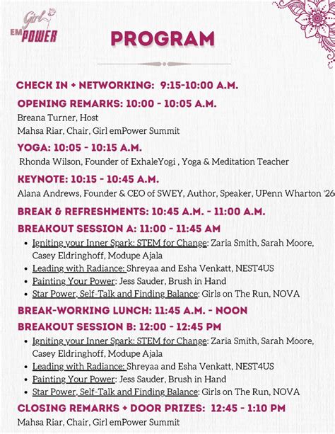 See You Tomorrow for the 2023 Girl emPower Summit!