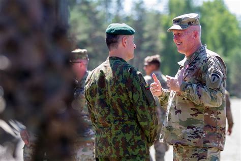Dvids Images Usareur Leader Recognized By Lithuanians Image 1 Of 2