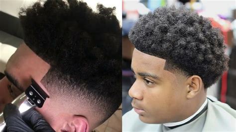 Faded sides and backs are ideal for black men who don't want to worry about their afro hair daily. Men's Haircuts 2018 ! Best African American Men's ...