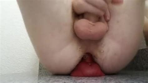 Moaning As Im Tied To My Dog Dildos Knot Xp Cum At End