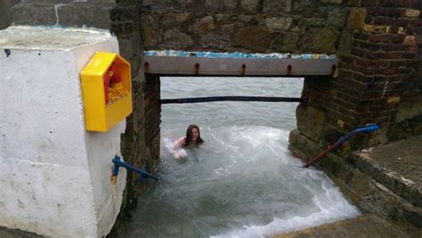 hardy people brave cold and rain to take part in traditional christmas morning swim irish