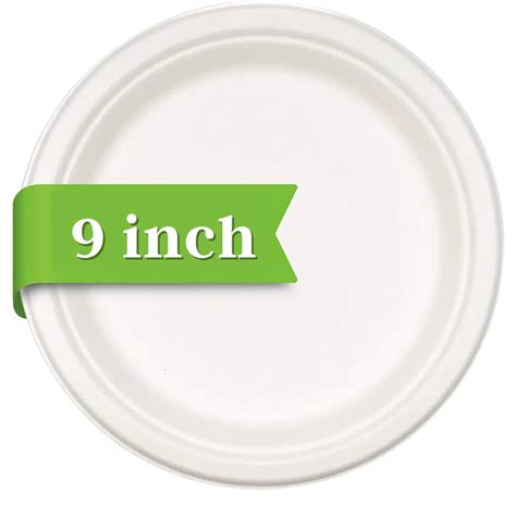 Bagasse Plate 9 Inch Upgrade Your Dining Experience