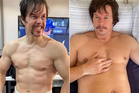 Mark Wahlberg Shares Shirtless Pics After 20 Pound Weight Gain Canoe