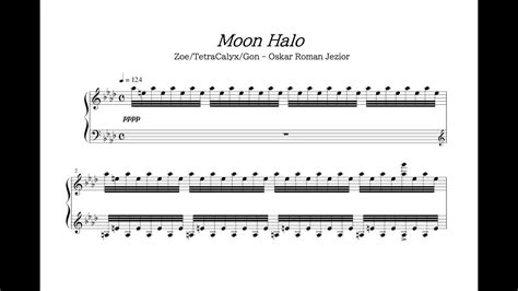 Starfire Sonorant Credits Music Moon Halo Piano Sheet Youtube