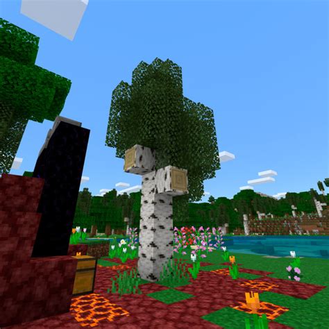 Mod Natural Trees For Minecraft For Android Minecraft Pe Mods Maps