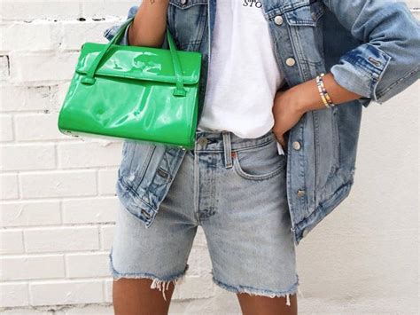 The Denim Bermuda Shorts Trend Thats Emerging For Summer Who What