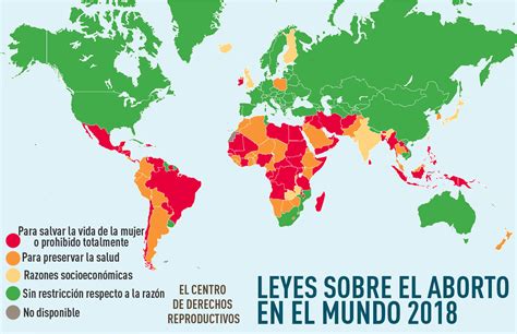 Mapa El Estatus Legal Del Aborto En El Mundo En 2018 Rt
