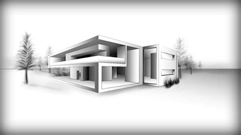 Architecture Design 8 Drawing A Modern House Youtube