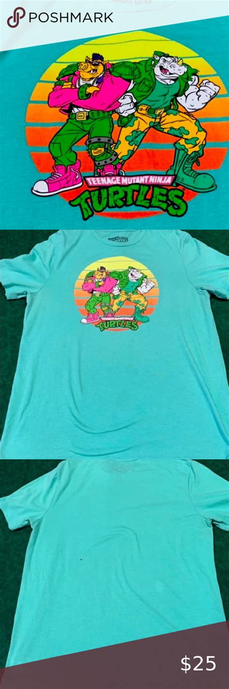 Nickelodeon × Vintage Tmnt Bebop And Rocksteady Graphic T Shirt Size