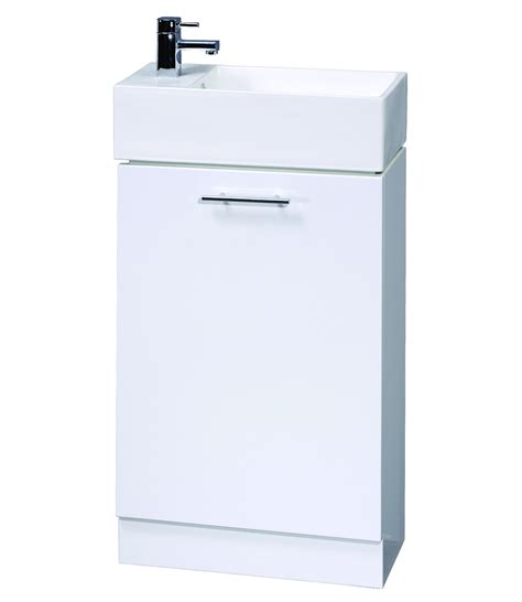 In a small bathroom, using a variety of different storage types can help you store all your necessities effectively. Nuie Premier New England Small Bathroom Vanity Unit 475mm ...