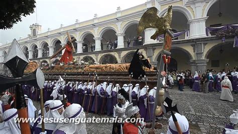 Procesion De La Ci Jesus Nazareno De La Merced De Antigua Guatemala Youtube