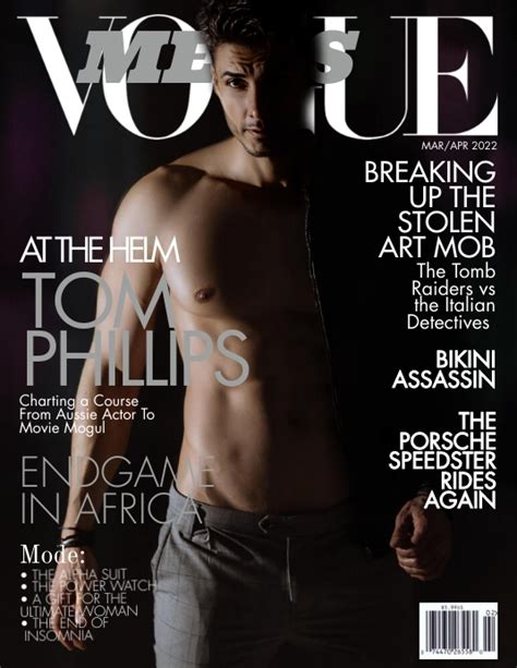 300322 Vogue Mens Magazine Cover Template Postermywall