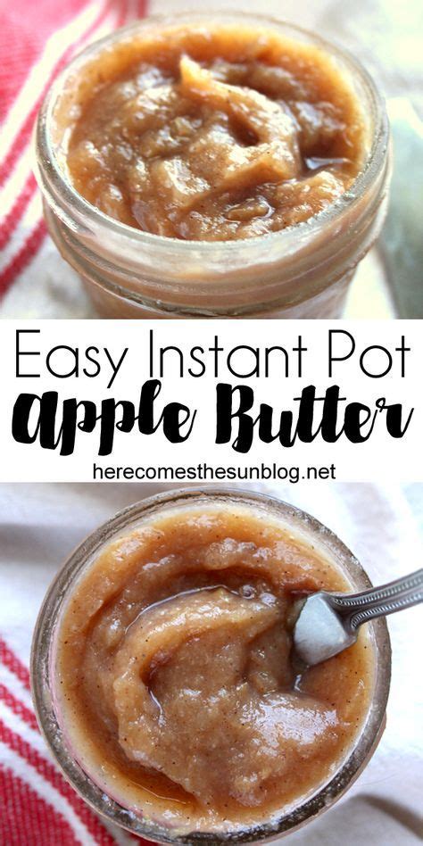 Maybe you would like to learn more about one of these? Easy Instant Pot Apple Butter | Recipe | Apple butter ...