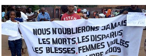 Guinea Stadium Massacre Victims Await Justice Amnistia Internacional