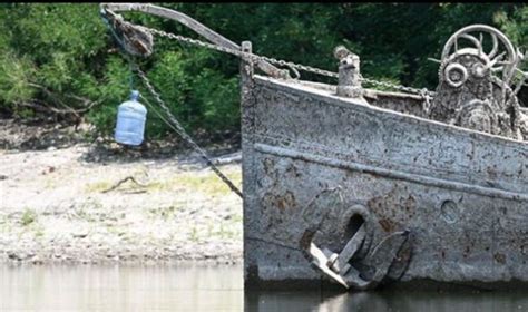 Drought In Italy Unearths Lost Shipwreck From World War Two The