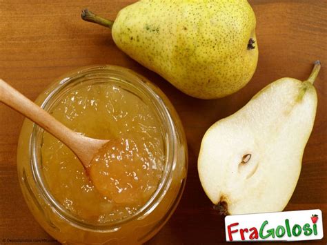 La marmellata di pere è una confettura fatta in casa deliziosa e facile ! Marmellata di Pere: Ricetta di FraGolosi