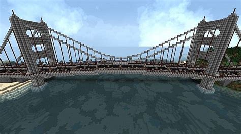 Iron Suspension Bridge Minecraft Project