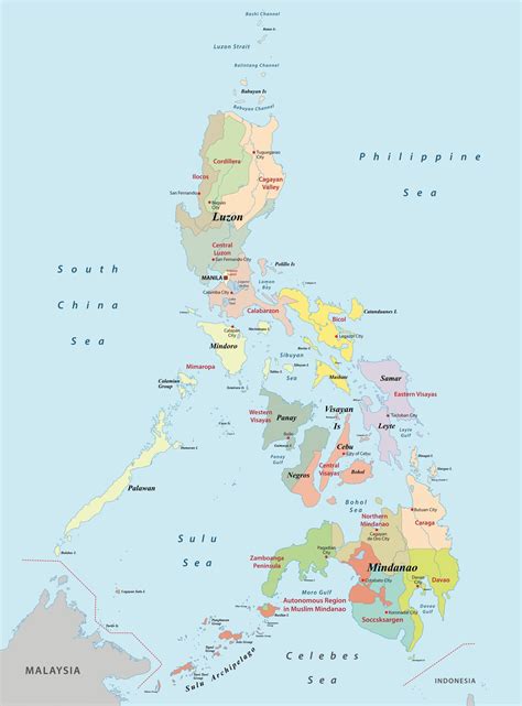 Political Map Of The Philippines Mappr
