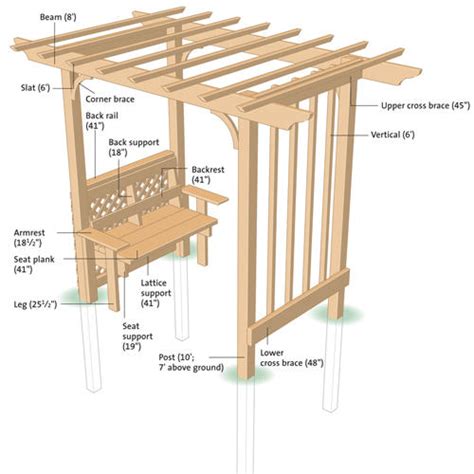 21 Diy Arbor Plans Learn How To Build An Arbor For Your Garden Home