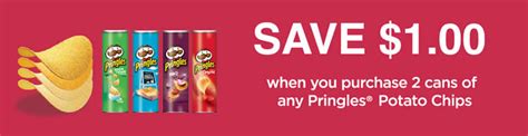 Pringles Coupon Canada Save 100 On 2 Cans Of Pringles