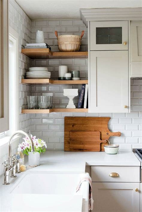How To Style Open Kitchen Shelving Thats Practical And Beautiful Decoist