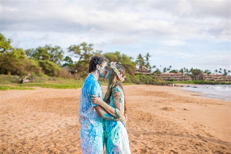 Gender Reveal Ideas Maui Gender Reveal On The Beach