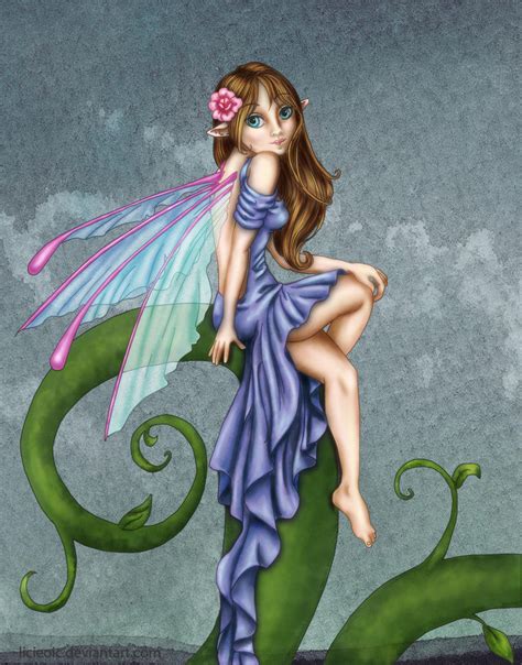 Pretty Fairy Colored By Alexasrosa On Deviantart