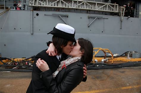 Navy Officers Share First Kiss South Korea Disputes Kim Jong Ils