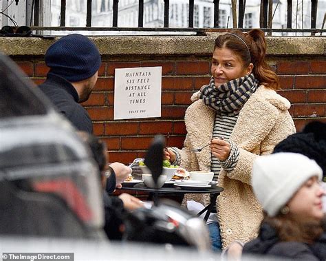 Helena Christensen 52 Spotted With Mystery Man On Romantic Outdoor