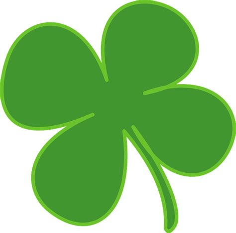 Free Vector Graphic Four Leaf Clover Shamrock Luck Free Image On