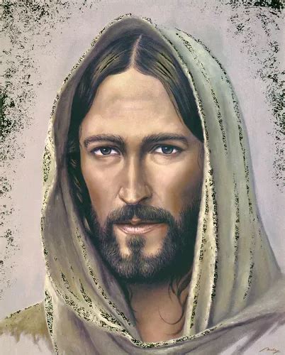 Cuadro Enmarcado Clásico Rostro De Jesús 55x70cm Meses Sin Intereses