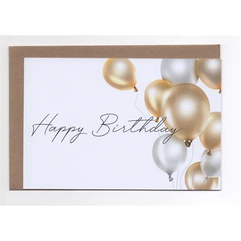 Jual Kartu Ucapan Selamat Ulang Tahunhappy Birthday Card Balon