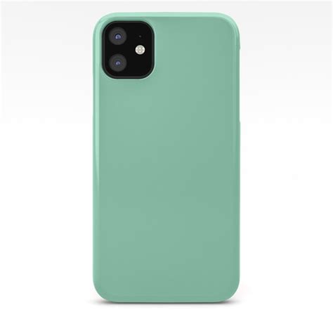 Mint Green Iphone Case By Colorproject Society6