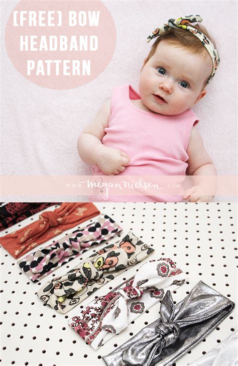 A tutorial to sew a butterfly hair bow, a perfect hair accessory for spring! Tutorial // How to make a bow headband with free pattern ...