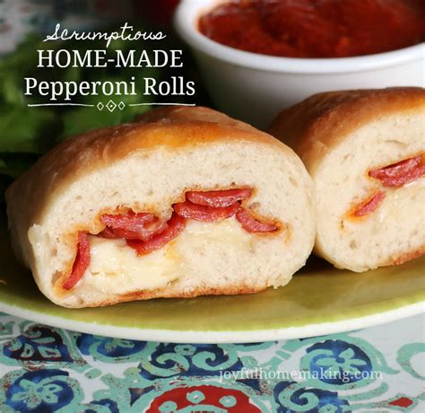 Pepperoni Rolls Joyful Homemaking