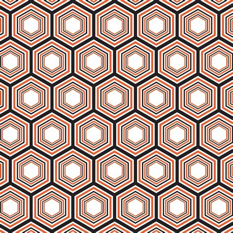 Premium Vector Geometric Hexagon Seamless Pattern Vector Background