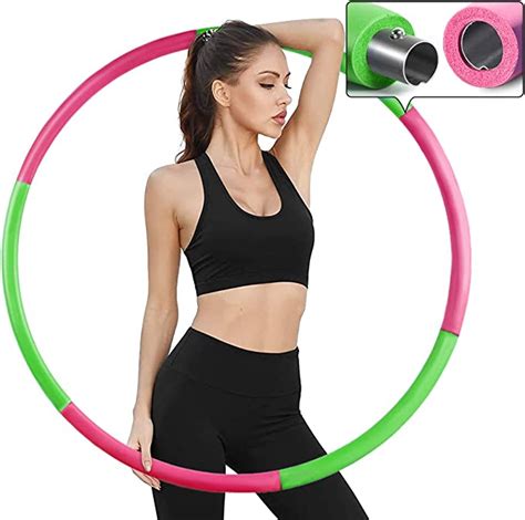 Weighted Hula Hoops For Fitness Adjustable Hula Hoop For Adults