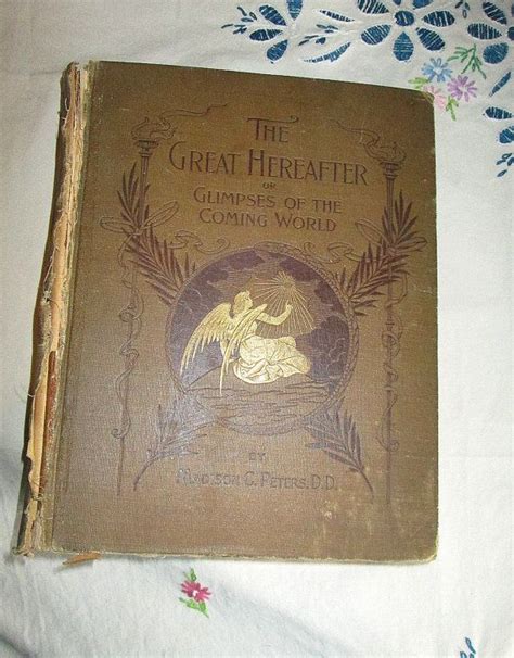 Large Antique Book The Great Hereafter Glimpses Of The Coming Etsy