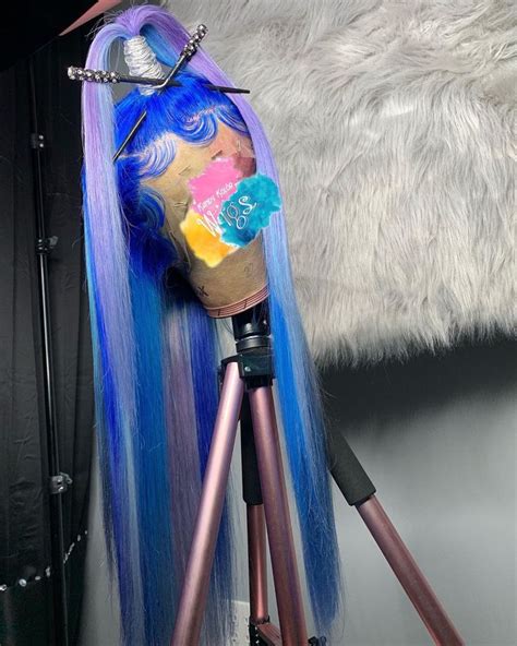 Kandy Elise On Instagram “custom Colored Frontal Unit “glacier Lí” 🥶 ️ Made Using 3 Bundles An