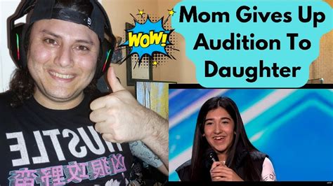 Emotional Mum Gives Up Audition For Daughter Bgt 2023 Reaction Youtube