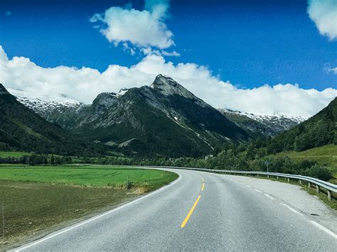 Beautiful Open Road In Majestic Natural Landscape By Aila Images