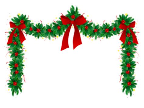 Download High Quality Free Christmas Clipart Garland Transparent Png