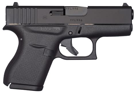 Glock UI4350201 G43 DAO 9mm 3 39 6 1 FS Integral Grip Black