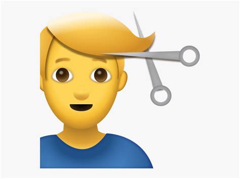 The meaning of this emoji is usually used as a person in the process of getting her hair cut. Haircut Emoji Boy , Free Transparent Clipart - ClipartKey