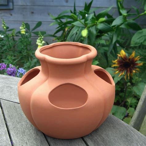 Strawberry Pot Hand Made Uk Terracotta Production