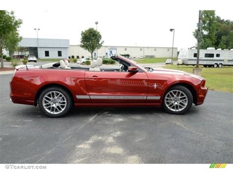 2014 Ruby Red Ford Mustang V6 Premium Convertible 85310166 Photo 4